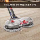 DrRobor Elektromos Felmosó Adapter Dyson V15 V11 V10 V8 V7 Porszívókhoz - Víztartályos Feltét 12 Mosható Mopfejjel