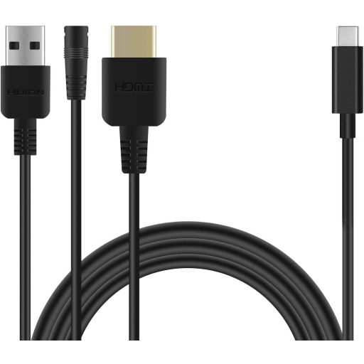 Cablu 3-în-1 HUION CB06 pentru tableta KAMVAS 22 și 22 Plus