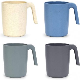 Súprava 4 mikrovlnných šálok na kávu