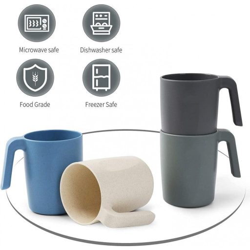 Súprava 4 mikrovlnných šálok na kávu