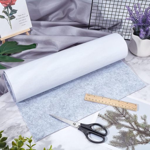 BENECREAT 200x40 cm Öntapadós Szürke Filc Lap DIY Kézműves Ékszertartó Dekoráció