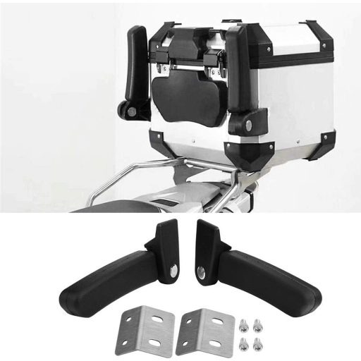 Spătar pasager Yctze pentru topcase Givi, plastic ABS negru, kit suport brațe spate pliabil