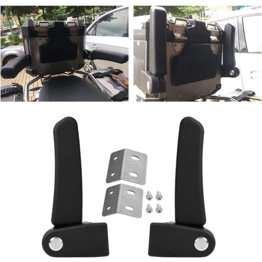 Spătar pasager Yctze pentru topcase Givi, plastic ABS negru, kit suport brațe spate pliabil