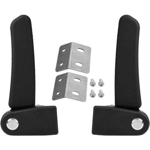 Spătar pasager Yctze pentru topcase Givi, plastic ABS negru, kit suport brațe spate pliabil