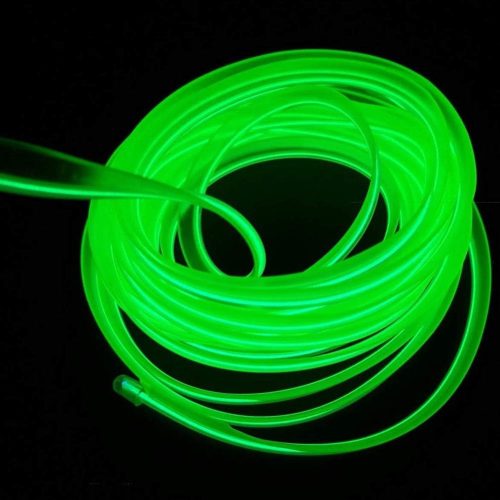 Reyzauyr, bandă decorativă auto neon verde USB, 5 metri