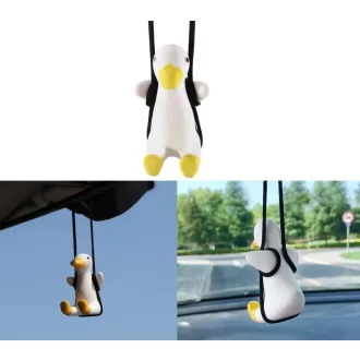   Zlatá Hojdajúca sa Kačička Ozdoba do Auta na Spätné Zrkadlo