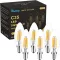 LED sviečková žiarovka Blewandy E14 4W teplá biela, balenie 6 ks do lustrov