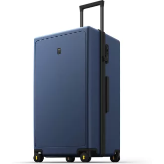   LEVEL8 Könnyű Kabinbőrönd 55cm Polycarbonate Keményfedeles Utazótáska Sötétkék