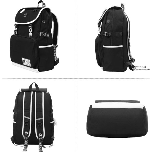 FRONET školska torba za dječake i djevojčice, vodootporna, pretinac za laptop, pernica