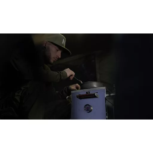 Aragaz portabil pe gaz din oțel inoxidabil New Direction Tackle - Aragaz multifuncțional de camping și grătar BBQ, cuptor pentru pescuit și excursii în aer liber