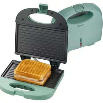   Sendvičovač a elektrický gril My Wave 750 W s otvorením na 90° a nepriľnavými platňami