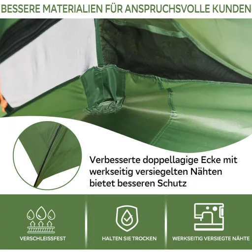 Trojsezónny stan Clostnature pre 2-4 osoby, nepremokavý a ľahký trekingový stan