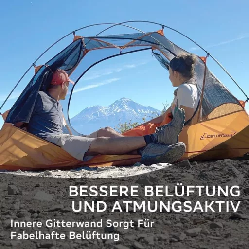 Clostnature 3 Évszakos Sátor 2-4 Személyes Vízálló Könnyű Trekking Sátor