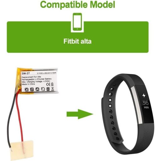 Výmenná batéria pre inteligentné hodinky Fitbit Alta - Výmena batérie fitness hodiniek