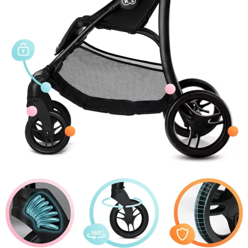 Kinderkraft Cruiser Sport babakocsi Zöld Színű