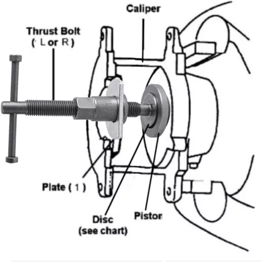 Amerbm 26 részes fékdugattyú visszaállító készlet autószerszám