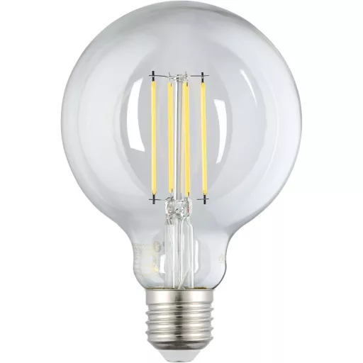 EGLO Connect.z E27 G95 ZigBee okos LED izzó Alexa vezérléssel, dimmelhető meleg fehér - G95, Warm White