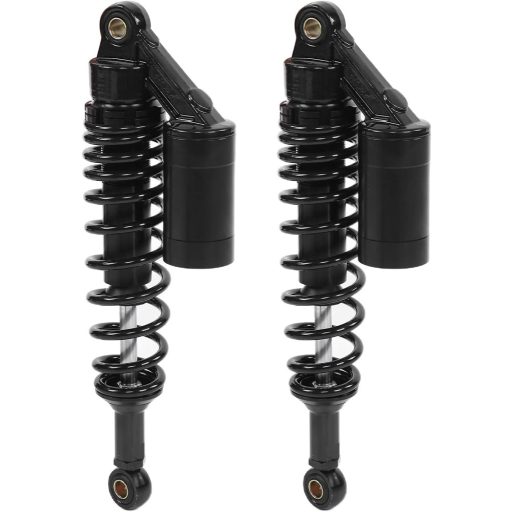 Pár tlmičov Yctze Motoros 340 mm Zadné odpruženie pružiny Hliníková železná ATV SUV Motor Univerzálny čierny