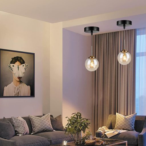 Cheson de tavan Chedin 100x20mm - Cutie de montaj metalică rotundă negru mat 2 buc - Rozete pentru lustre, aplice și plafoniere, stil clasic.