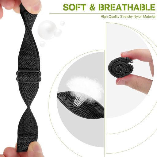 Remienok na hodinky Fitbit Versa – nastaviteľný, pružný nylonový športový remienok pre mužov a ženy