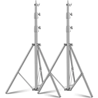   Soonpho rozsdamentes acél állvány 280cm rugózott fotó tripod 2db csomag