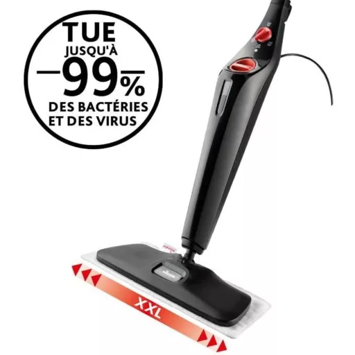 Vileda Steam Plus XXL gőztisztító PowerPad-del, 99,9% baktériumirtó hatás