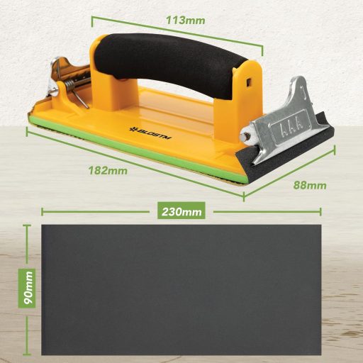 Set 48 coli abrazive BLOSTM, granulație 120-7000, pentru lemn, pereți și auto, cu bloc de șlefuire