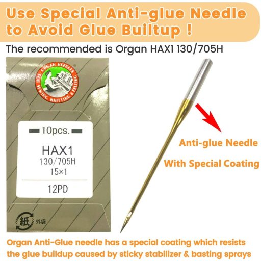 New brothread Samoljepljivi Tear Away Podložni flis za vezenje, rola 30 cm x 9 m