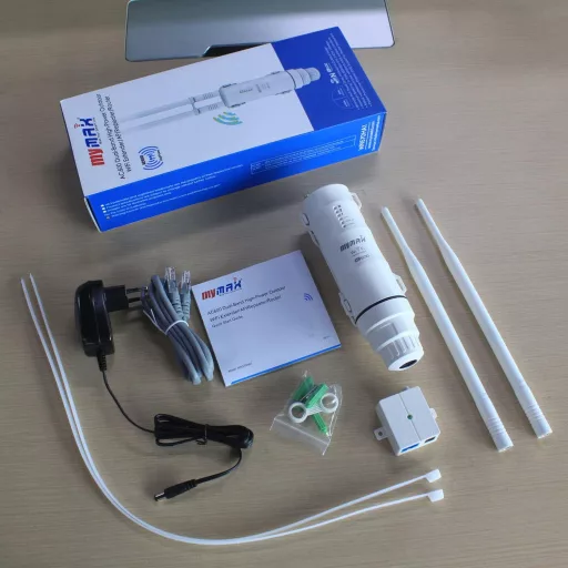 MyMAX AC600 Vonkajší WiFi zosilňovač signálu - Dual Band 2.4+5GHz, 600Mbps, PoE, Odolný voči poveternostným vplyvom, Repeater s dlhým dosahom, Prístupový bod, WN570HA1