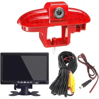   Cameră Marșarier HD Kalakass cu Senzor Lumină Frână pentru Opel Vivaro Renault Master Fiat Scudo Nissan
