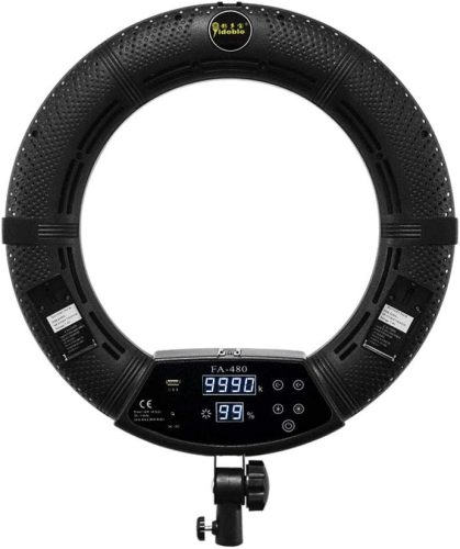 Yidoblo Inel Luminos LED 18" Bluetooth 96W - Compatibil Telefon și Cameră, Temperatură Culoare 2800K-9900K, pentru Fotografii, Machiaj, Videoclipuri YouTube