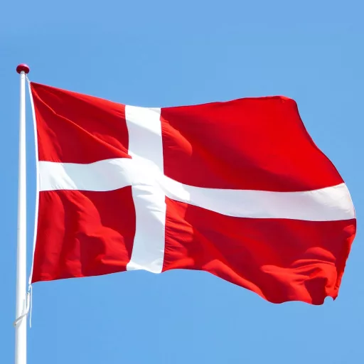 Dán zászló szett - 2 db időjárásálló, élénk színű, 90x150 cm-es nemzeti lobogó sárgaréz karikákkal