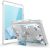 Apple iPad 10.2" Kvetovaný Sivý Silikónový Obal so Stojanom (9./8./7. generácia)