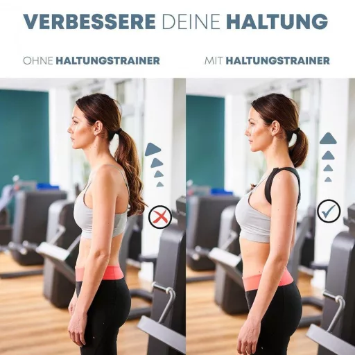 Fitnesix® 2022 Design Háttartó, Test-Dinamikus Tartáskorrigáló,Rugalmas, Férfiaknak és Nőknek   (M/L)