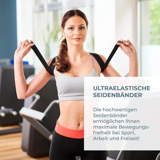 Fitnesix® 2022 Design Háttartó, Test-Dinamikus Tartáskorrigáló,Rugalmas, Férfiaknak és Nőknek   (M/L)