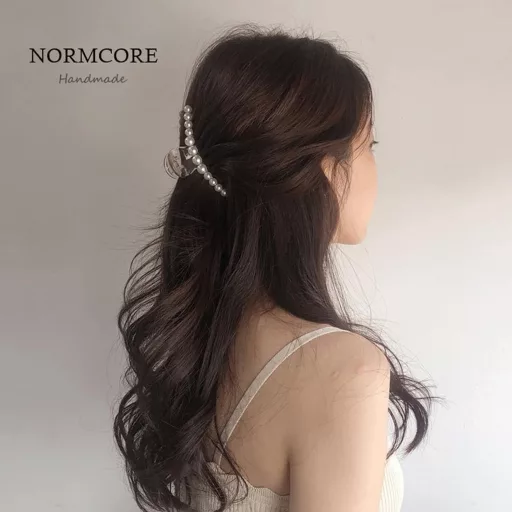 Mehayi 4 db nagy gyöngy hajcsatt vastag vékony hajhoz női lányka hajklip divat hajékszer