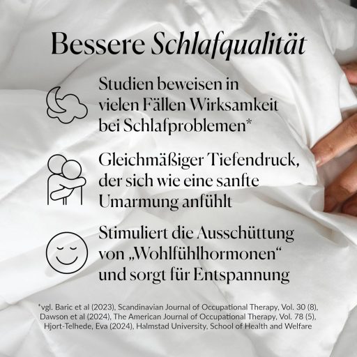 CURA Pearl Classic Súlyozott Takaró 135x200cm 5kg Alváshoz