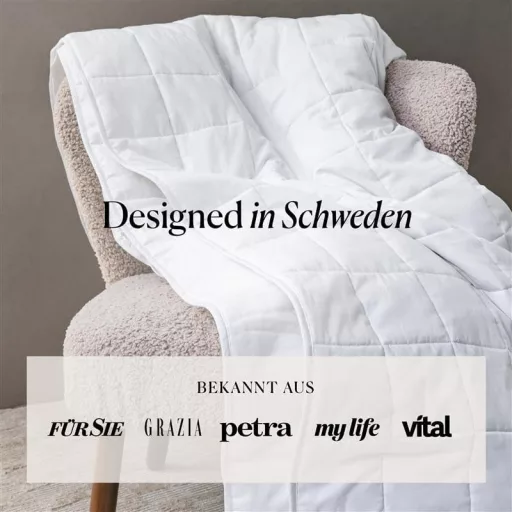 CURA Pearl Classic Súlyozott Takaró 135x200cm 5kg Alváshoz