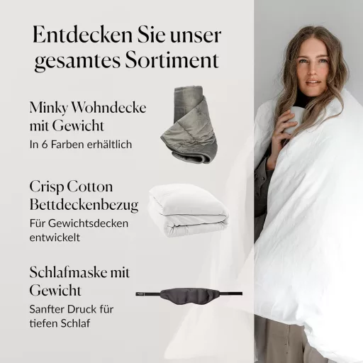 Pătură ponderată CURA Pearl Classic 135x200 9kg Pentru somn și reducerea stresului