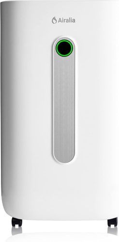 Airalia AIR-DH20 Elektromos Párátlanító 20L/nap - 6,5L Tartály, Tömlős Vízelvezetés, 195m³/óra Légáramlás, 40m² Helyiségekhez