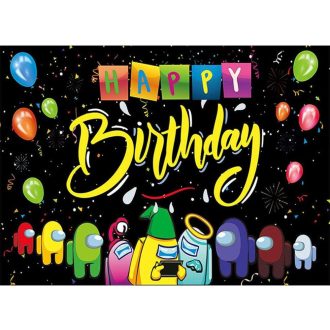   Detské narodeninové fotopozadie - Polyesterové plátno 1,5x0,9m