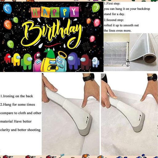 Poliészter anyagól készült vászon születésnapi fotózáshoz gyerekeknek 1,5 x 0,9 M