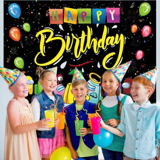 Poliészter anyagól készült vászon születésnapi fotózáshoz gyerekeknek 1,5 x 0,9 M