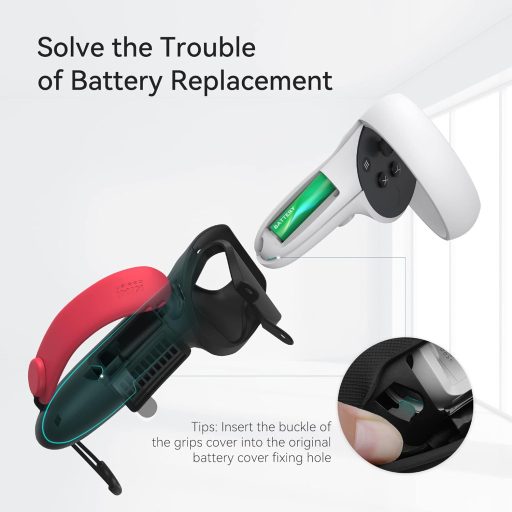 KIWI design Quest 2 Kontroller Markolat Szilikon Tok 3 Szín Fekete Piros Kék