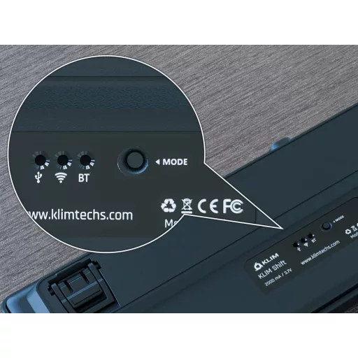 KLIM Shift Bluetooth klávesnica s francúzskym rozložením - Bezdrôtová herná klávesnica pre PC, Mac, PS4, PS5, Xbox, Smart TV zariadenia - Čierna