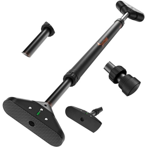 Bară de tracțiuni Sportneer pentru ușă, capacitate 200 kg - fără șuruburi, bară de gimnastică reglabilă 75-94 cm cu protecții PVC și rotație 360°.