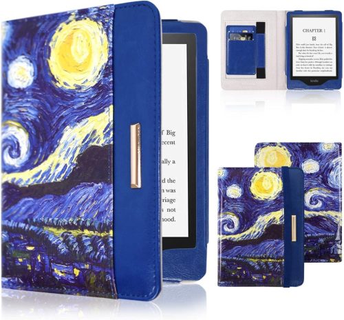 Husă Kindle Paperwhite 2021 Noapte Înstelată cu Suport Card
