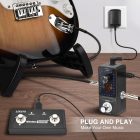 LEKATO Gitár Looper Pedál 9 Hurokkal, 40 Perces Felvételi Idővel, Beépített Hangoló, Korlátlan Overdub Funkció Elektromos Gitárhoz és Basszu
