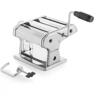   InnovaGoods Kézi Tésztakészítő Gép 3 Hengerrel Spagetti Tagliatelle Lasagne Szürke