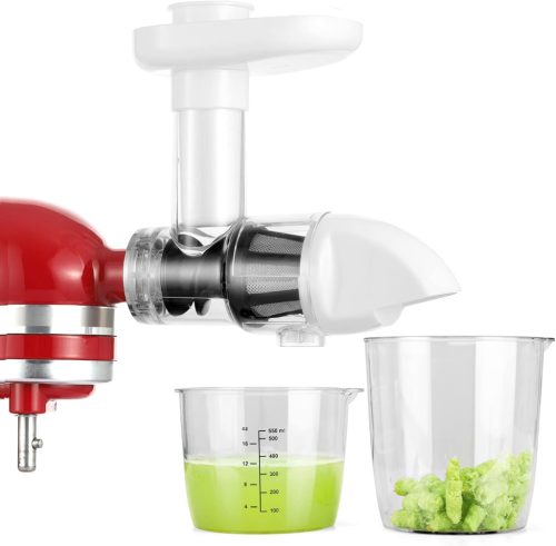 KitchenAid gyümölcspréshez feltét: lassú préselésű citrusfacsaró és zöldség-gyümölcs aprító (fehér)